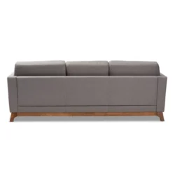 Baxton Studio Sava Fabric Upholstered Walnut Wood 3 Seater Sofa Gray - BaxtonStudio 13 Baxton Studio Sava Fabric Upholstered Walnut Wood 3 Seater Sofa Gray - BaxtonStudio -Urban Dwell Gear Outlet Store GUEST 0035e331 f34f 4fa9 aa91 9180b705f0a2