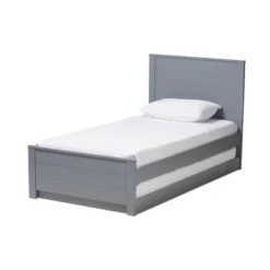 Twin Catalina Modern Classic Mission Style Finished Wood Platform Bed With Trundle - Baxton Studio 24 Twin Catalina Modern Classic Mission Style Finished Wood Platform Bed With Trundle - Baxton Studio -Urban Dwell Gear Outlet Store GUEST 00551919 e8da 498f b3a0 6b3f642e2556