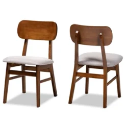 2pc Euclid Wood Dining Chair Set - Baxton Studio 16 2pc Euclid Wood Dining Chair Set - Baxton Studio -Urban Dwell Gear Outlet Store GUEST 01390900 730e 4672 a548 bff060609048