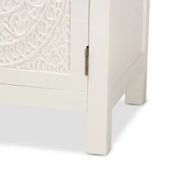 Lambert Wood 1 Drawer Nightstand White - Baxton Studio -Urban Dwell Gear Outlet Store GUEST 0189ae02 e53c 4a6a ac51 f4e832de014d