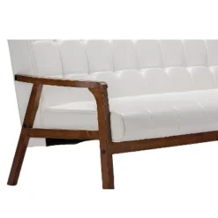Mid-Century Masterpieces Sofa White - Baxton Studio -Urban Dwell Gear Outlet Store GUEST 03c31f23 21f6 4eb2 a2cb 6225d2d1ccfa
