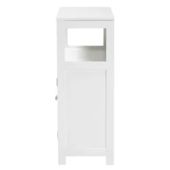 Rivera Wood And Metal 2 Door Bathroom Storage Cabinet White/Silver - Baxton Studio 11 Rivera Wood And Metal 2 Door Bathroom Storage Cabinet White/Silver - Baxton Studio -Urban Dwell Gear Outlet Store GUEST 0a85c4bc 1c85 4b69 9e38 19f38e96be81