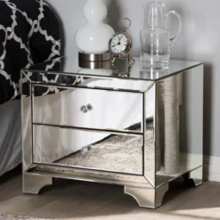 Farrah Hollywood Regency Glamour Style Mirrored 2 - Drawer Nightstand - Baxton Studio 10 Farrah Hollywood Regency Glamour Style Mirrored 2 - Drawer Nightstand - Baxton Studio -Urban Dwell Gear Outlet Store GUEST 0ad37f65 77ff 4f53 96ed e2227cd392ff