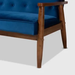 Sorrento Velvet Upholstered Wooden 3 Seater Sofa Navy Blue/Brown - Baxton Studio 12 Sorrento Velvet Upholstered Wooden 3 Seater Sofa Navy Blue/Brown - Baxton Studio -Urban Dwell Gear Outlet Store GUEST 0b31ea2b 56c2 42d2 8d95 002309fb7ac8