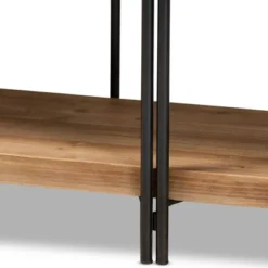 Tarah Wood Console Table Brown/Black - Baxton Studio -Urban Dwell Gear Outlet Store GUEST 0c526323 93dd 4e1d 85aa fd257052cb81
