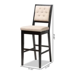 2pc Gideon Fabric Upholstered And Wood Barstool Set Sand/Dark Brown - Baxton Studio 15 2pc Gideon Fabric Upholstered And Wood Barstool Set Sand/Dark Brown - Baxton Studio -Urban Dwell Gear Outlet Store GUEST 0ca883b1 3ef6 4464 b5d8 62f0bb8b111d