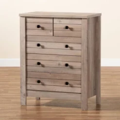 Derek Natural Wood 5 Drawer Chest Brown - Baxton Studio 14 Derek Natural Wood 5 Drawer Chest Brown - Baxton Studio -Urban Dwell Gear Outlet Store GUEST 0cb61e63 4a40 4d29 9525 10e4d7dd3b6b