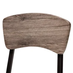 5pc Marcus Metal And Rustic Oak Finished Wood Dining Set Black/Oak - Baxton Studio 7 5pc Marcus Metal And Rustic Oak Finished Wood Dining Set Black/Oak - Baxton Studio -Urban Dwell Gear Outlet Store GUEST 0cdffce3 d6d2 4a91 8a57 4f38312db450