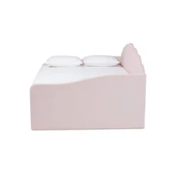 Queen Timila Velvet Fabric Upholstered Daybed With Trundle Light Pink - Baxton Studio -Urban Dwell Gear Outlet Store GUEST 0d09f025 4218 463a 8f55 1adfe1db0a67