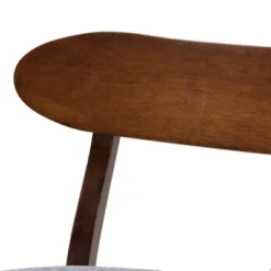 Ulyana Fabric And Wood Counter Stool - Baxton Studio -Urban Dwell Gear Outlet Store GUEST 0d9c9067 1961 4fef 92c9 2da550e494b5