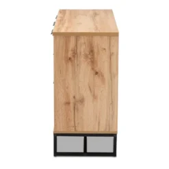 Reid Wood & Metal 3 Drawer Sideboard Buffet Oak/Black - Baxton Studio 11 Reid Wood & Metal 3 Drawer Sideboard Buffet Oak/Black - Baxton Studio -Urban Dwell Gear Outlet Store GUEST 0e9effe5 c294 41bf 8121 e45bca6c46aa