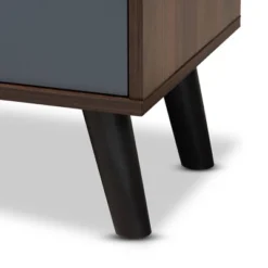 Clapton Multi Toned Wood TV Stand For TVs Up To 75" Gray/Brown - Baxton Studio -Urban Dwell Gear Outlet Store GUEST 0ea88e6b 2a30 4824 b392 2fed5a9f5673