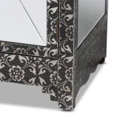 Wycliff Metal And Mirrored Glass 1 Drawer Sideboard Buffet Dark Gray/Silver - Baxton Studio 13 Wycliff Metal And Mirrored Glass 1 Drawer Sideboard Buffet Dark Gray/Silver - Baxton Studio -Urban Dwell Gear Outlet Store GUEST 0f099225 ce20 429f b0af 8a1a32c10a04