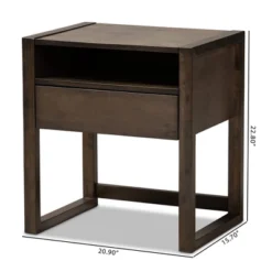 Inicio Nightstand Ash - Baxton Studio -Urban Dwell Gear Outlet Store GUEST 1143a7fd 2e9c 49ec a690 f3ca5bcbdc1d