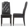 Set Of 2 Dylin Modern And Contemporary Faux Leather Dining Chairs - Baxton Studio