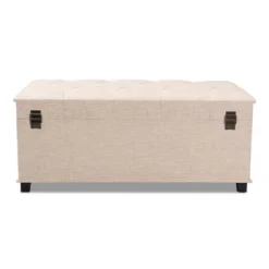 Kyra Fabric Upholstered Storage Trunk Ottoman - Baxton Studio 15 Kyra Fabric Upholstered Storage Trunk Ottoman - Baxton Studio -Urban Dwell Gear Outlet Store GUEST 115da2f6 b8a3 4f81 8dc8 9b1382b8f087