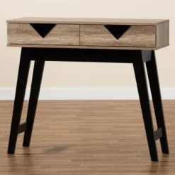 Wales Wood 2 Drawer Console Table Light Brown - Baxton Studio -Urban Dwell Gear Outlet Store GUEST 11acfa14 5d60 4e68 bfc0 c9122dd2a43d