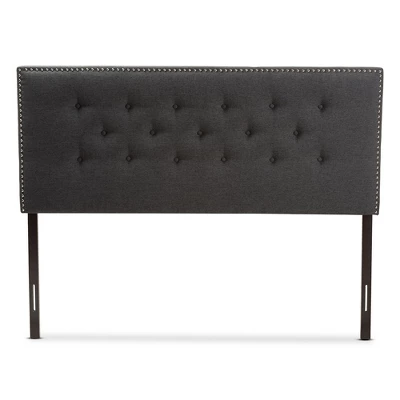 Windsor Modern And Contemporary Fabric Headboard - Baxton Studio 1 Windsor Modern And Contemporary Fabric Headboard - Baxton Studio