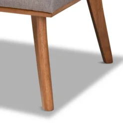 3pc Odessa Mid-Century Modern Fabric Upholstered Wood Dining Nook Set Walnut/Brown/Gray - Baxton Studio -Urban Dwell Gear Outlet Store GUEST 1330deee c5b4 4163 b658 a951f20c56d1