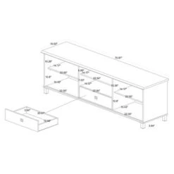Unna Wood 2 Door TV Stand For TVs Up To 65" Oak Brown/Black - Baxton Studio -Urban Dwell Gear Outlet Store GUEST 1796c9ba f0b2 4597 8444 a386224141b9