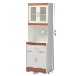 Laurana Kitchen Cabinet And Hutch - Baxton Studio -Urban Dwell Gear Outlet Store GUEST 17ab9383 15ff 4d8f 9b21 1a1bb2e8c871