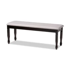Corey Fabric Upholstered And Wood Dining Bench - Baxton Studio -Urban Dwell Gear Outlet Store GUEST 19ddbb10 59e0 4137 88b5 1a9544389644