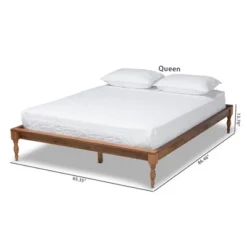 Romy Wood Bed Frame Ash Walnut - Baxton Studio -Urban Dwell Gear Outlet Store GUEST 1a3b1e39 0736 4859 9226 cb84ca5e05c1