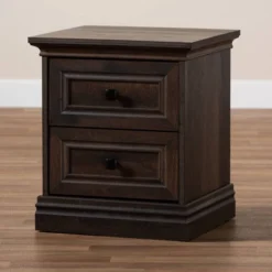 Nolan 2 Drawer Wood Nightstand Brown/Black - Baxton Studio 13 Nolan 2 Drawer Wood Nightstand Brown/Black - Baxton Studio -Urban Dwell Gear Outlet Store GUEST 1d870407 fa88 485e 8716 c100c7da0577