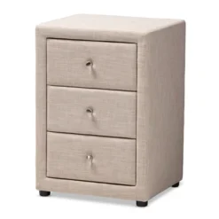 Tessa 3 Drawer Nightstand - Baxton Studio -Urban Dwell Gear Outlet Store GUEST 1e1533ea 7a1e 42dc 9158 a38d92065bec