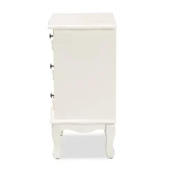 Callen Wood 3 Drawer Nightstand White - Baxton Studio -Urban Dwell Gear Outlet Store GUEST 1e5e07d6 137a 4bda a3ce dab358b3047f