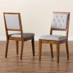 2pc Gideon Wood Dining Chair Set - Baxton Studio -Urban Dwell Gear Outlet Store GUEST 1e66eeb4 85bb 434e 94af 5a09bc24aaa6