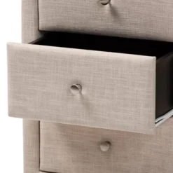 Tessa 3 Drawer Nightstand - Baxton Studio -Urban Dwell Gear Outlet Store GUEST 1e7bb388 b2d3 49ab b94a 6ac616d3af3a