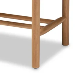 Saura Wood Hemp Accent Bench Oak Brown - Baxton Studio -Urban Dwell Gear Outlet Store GUEST 1ea1966c a46c 41b6 8f24 550580605a8a