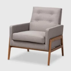 Perris Fabric Upholstered Walnut Wood Lounge Chair - Baxton Studio 19 Perris Fabric Upholstered Walnut Wood Lounge Chair - Baxton Studio -Urban Dwell Gear Outlet Store GUEST 1ecbc7ef 9f40 4f1d a845 39ba750ae127