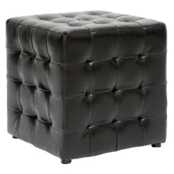 Set Of 2 Siskal Modern Cube Ottoman - Baxton Studio