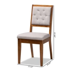 2pc Gideon Wood Dining Chair Set - Baxton Studio -Urban Dwell Gear Outlet Store GUEST 20d4ed43 b476 4d3e bdd8 423ffa0681c8