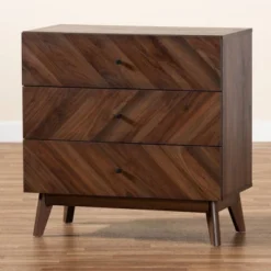 Hartman Wood 3 Drawer Storage Chest Walnut Brown - Baxton Studio -Urban Dwell Gear Outlet Store GUEST 20eb4ed3 edad 49c1 9ed5 293f0fb57cb2