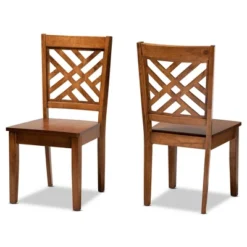 Caron Wood Dining Chair Set - Baxton Studio 14 Caron Wood Dining Chair Set - Baxton Studio -Urban Dwell Gear Outlet Store GUEST 21f9857d ede3 458a 87d7 30a440b58468