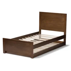 Twin Catalina Modern Classic Mission Style Finished Wood Platform Bed With Trundle - Baxton Studio 17 Twin Catalina Modern Classic Mission Style Finished Wood Platform Bed With Trundle - Baxton Studio -Urban Dwell Gear Outlet Store GUEST 22389f33 eaf3 4cc9 aa57 efedd698da9d
