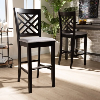 Set Of 2 Jason Barstool - Baxton Studio 6 Set Of 2 Jason Barstool - Baxton Studio - Image 6