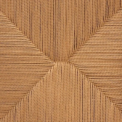 Delaney Wood Hemp Accent Chair Oak Brown - Baxton Studio 10 Delaney Wood Hemp Accent Chair Oak Brown - Baxton Studio - Image 10