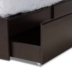 Queen 6 Drawer Blaine Wood Platform Storage Bed Dark Brown - Baxton Studio -Urban Dwell Gear Outlet Store GUEST 2381bfe9 0b20 433f 85bd b0dede164587