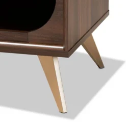 Dena Wood And Gold TV Stand For TVs Up To 60" Walnut - Baxton Studio 13 Dena Wood And Gold TV Stand For TVs Up To 60" Walnut - Baxton Studio -Urban Dwell Gear Outlet Store GUEST 2382858c 04c5 427c 9129 5574fc72470b