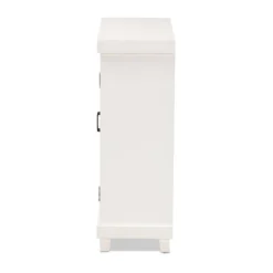 Carlena Wood And Mirrored Glass 2 Door Sideboard White - Baxton Studio -Urban Dwell Gear Outlet Store GUEST 24a47f48 5668 4c9e 82a1 2a0a45472164