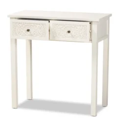 Lambert Wood 2 Drawer Console Table White - Baxton Studio 16 Lambert Wood 2 Drawer Console Table White - Baxton Studio -Urban Dwell Gear Outlet Store GUEST 24ce84da b361 4f40 8bf1 41eb4a76a666