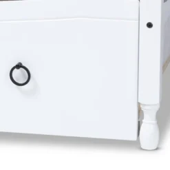 Twin Marlie Upholstered Daybed With Trundle Gray/White - Baxton Studio -Urban Dwell Gear Outlet Store GUEST 2532d09b 184d 46af 86d6 01a957de9f67