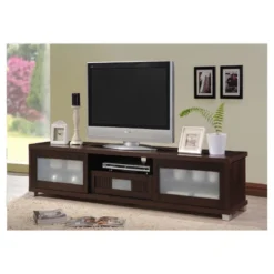 Gerhardine Wood Cabinet With 2 Sliding Doors And Drawer TV Stand For TVs Up To 85" Dark Brown - Baxton Studio 7 Gerhardine Wood Cabinet With 2 Sliding Doors And Drawer TV Stand For TVs Up To 85" Dark Brown - Baxton Studio -Urban Dwell Gear Outlet Store GUEST 259bf0a7 a0f3 416e bd10 2b0f367c2e57