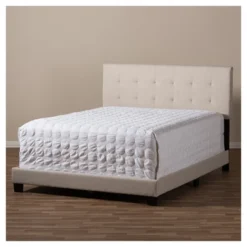 Full Brookfield Modern And Contemporary Fabric Upholstered Grid Tufting Bed - Baxton Studio -Urban Dwell Gear Outlet Store GUEST 25df1d7a 1890 4d0d b14a 01ff34d3005b