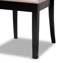 7pc Minette Fabric Upholstered Espresso Wood Dining Set Sand/Dark Brown - Baxton Studio 8 7pc Minette Fabric Upholstered Espresso Wood Dining Set Sand/Dark Brown - Baxton Studio -Urban Dwell Gear Outlet Store GUEST 2630d8de 0c62 4344 b403 bf701b6f9416