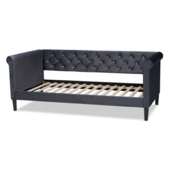 Cora Velvet Fabric Upholstered And Wood Daybed - Baxton Studio 10 Cora Velvet Fabric Upholstered And Wood Daybed - Baxton Studio -Urban Dwell Gear Outlet Store GUEST 278cb31f 7d83 40cb 9020 0a134571ffb2